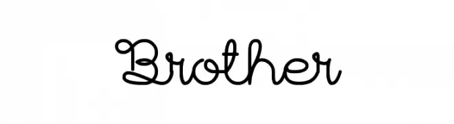 Brother  नि: शुल्क फ़ॉन्ट्स डाउनलोड