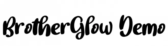 BrotherGlow Demo  تنزيل الخطوط