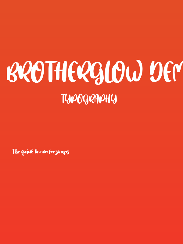 BrotherGlow Demo Poster