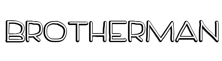 BrotherMan  フリーフォントのダウンロード