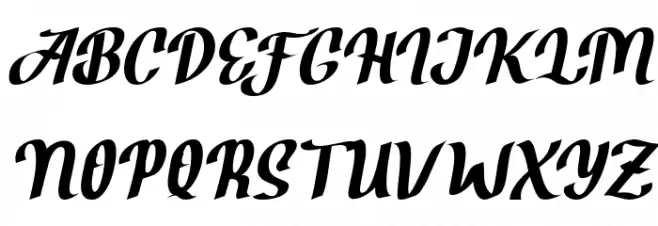 BrotherZoned-Italic Polices MAJUSCULES