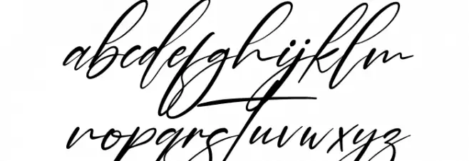 Brotherdam Signature Italic Fuentes MINÚSCULAS