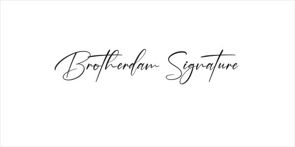 Brotherdam Signature Logo
