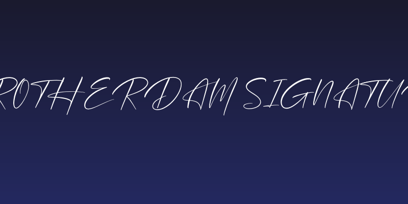 Brotherdam Signature Social Header