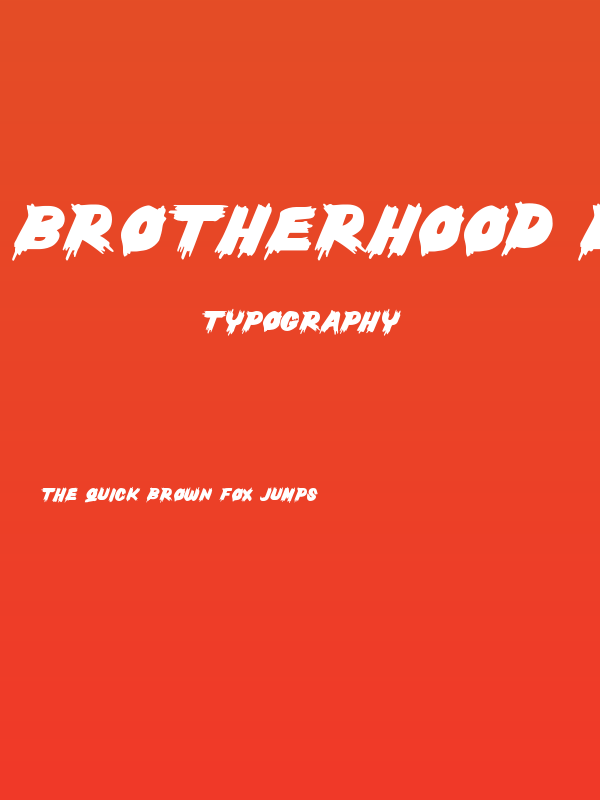 Brotherhood Brush Poster