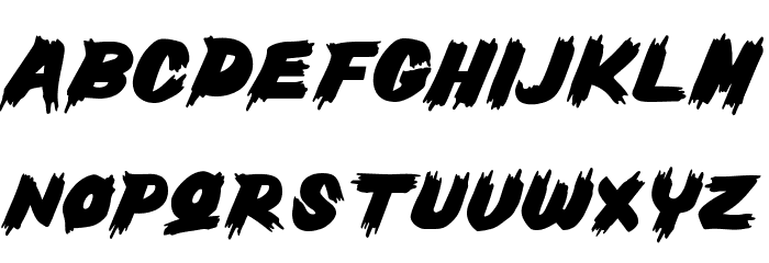 Brotherhood Brush Font LOWERCASE