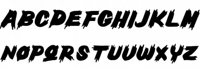 Brotherhood Brush Caratteri MINUSCOLO