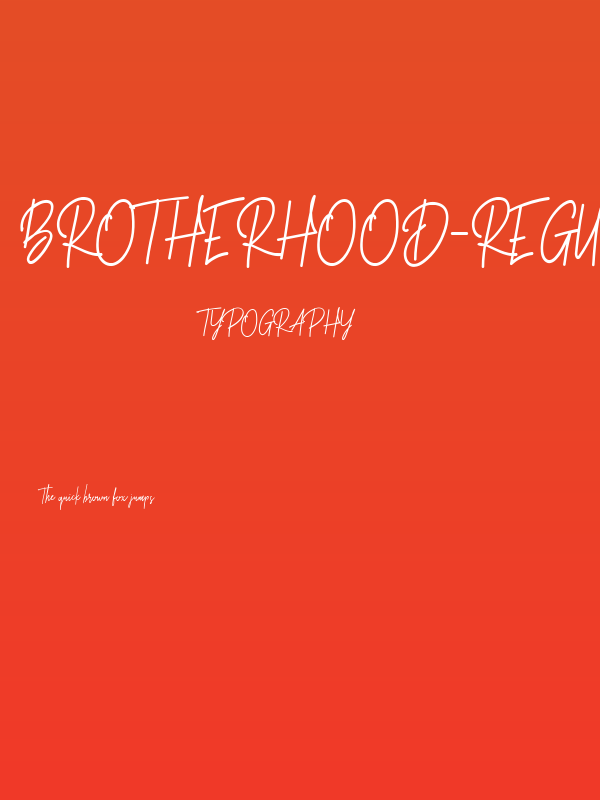 Brotherhood-Regular Poster