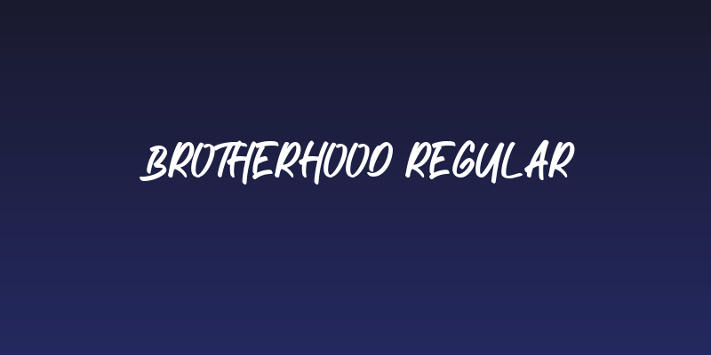Brotherhood Regular Social Header