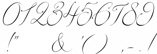Brotherhood Script Font OTHER CHARS