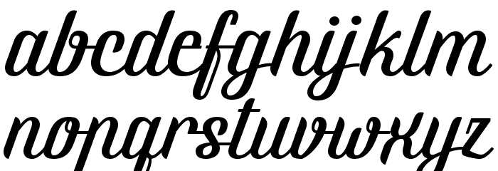 Brotherina Font LOWERCASE