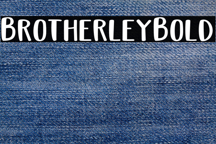 Brotherley-Bold Example 3