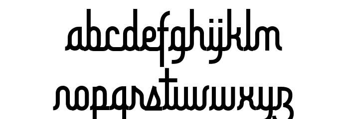 Brotherline Font LOWERCASE