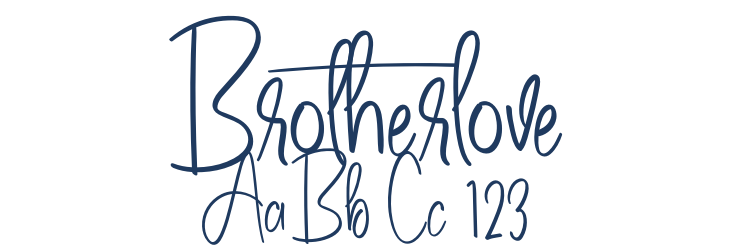 Brotherlove Font Preview