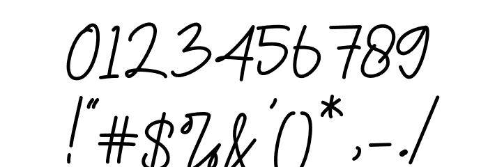 Brotherpoll-Italic Font OTHER CHARS