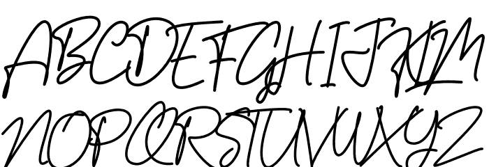 Brotherpoll-Italic Font UPPERCASE
