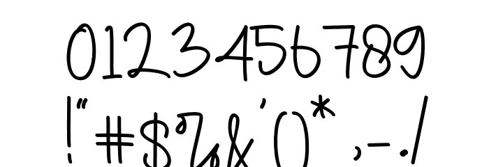 Brotherpoll Font OTHER CHARS