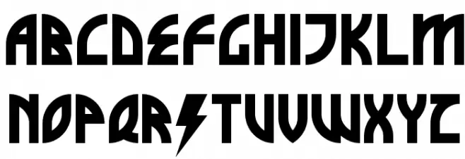 Brothers of Metal Schriftart Groß