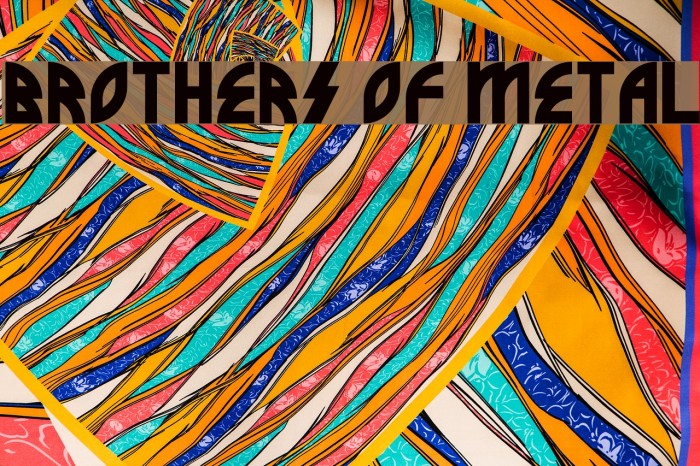 Brothers of Metal Font examples
