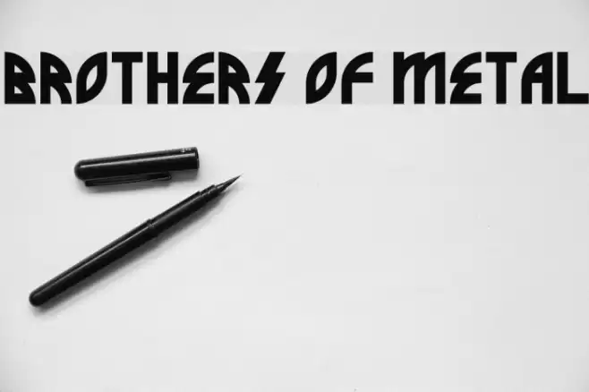 Brothers of Metal خط examples