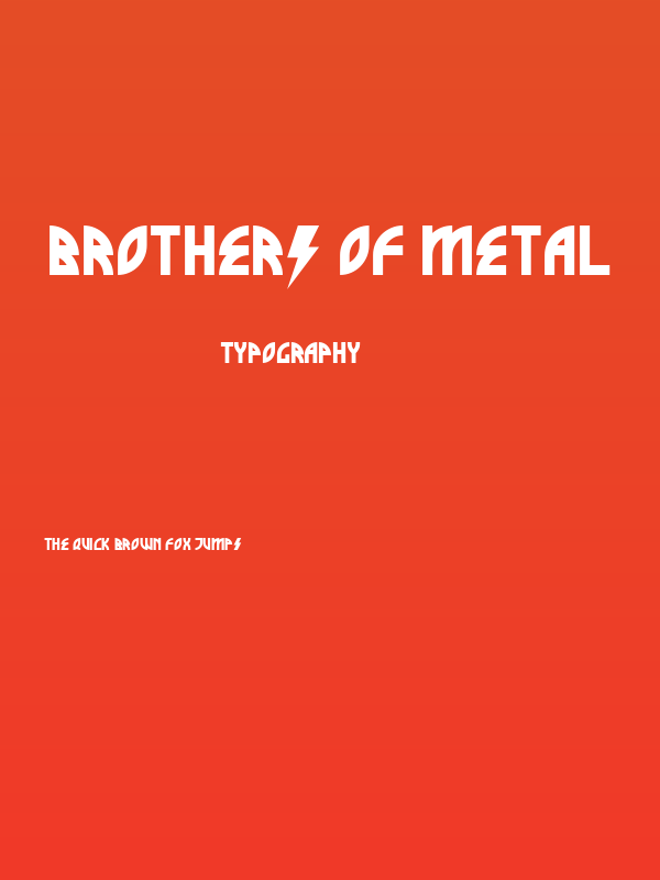 Brothers of Metal Poster