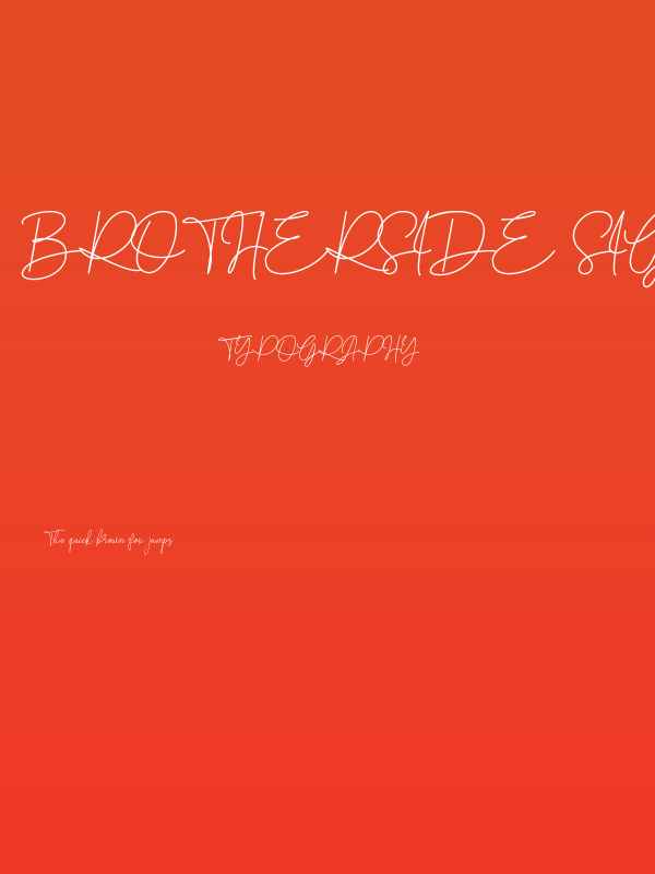 Brotherside Signature Poster