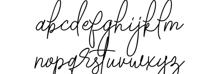 Brotherside Signature Fonte MINÚSCULAS