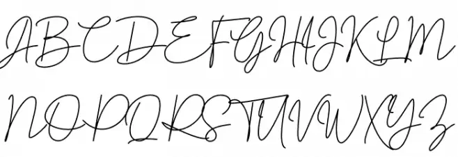 Brotherside Signature Schriftart Groß