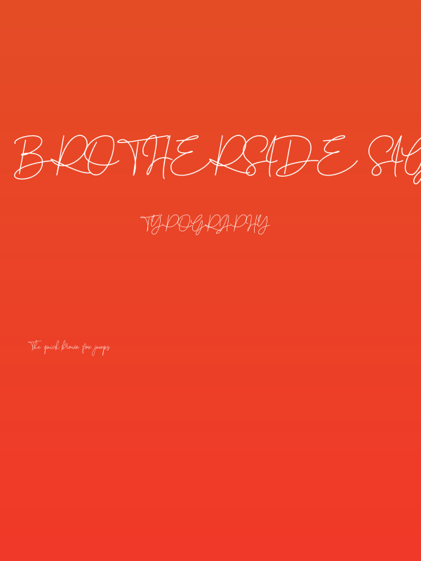 Brotherside Signature Poster