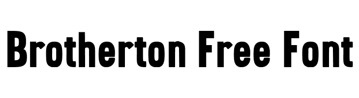 Brotherton Free Font  नि: शुल्क फ़ॉन्ट्स डाउनलोड