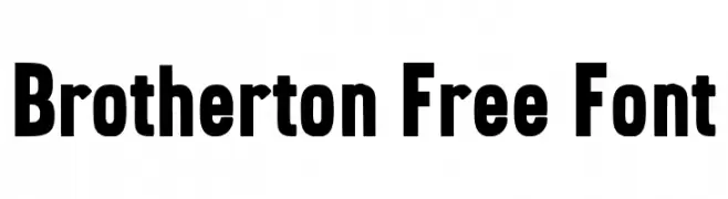 Brotherton Free Font  baixar fontes gratis