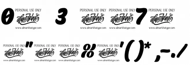 Brothery Font OTHER CHARS