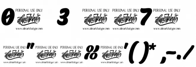 Brothery Font OTHER CHARS