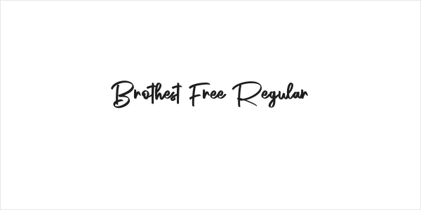 Brothest Free Regular Logo