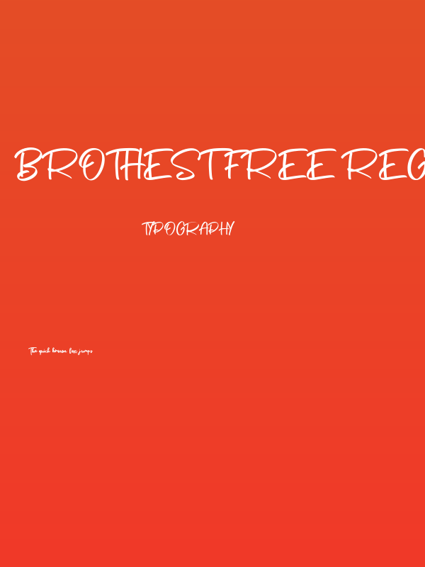 Brothest Free Regular Poster