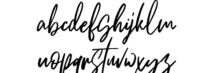 Brotthers Free Font LOWERCASE