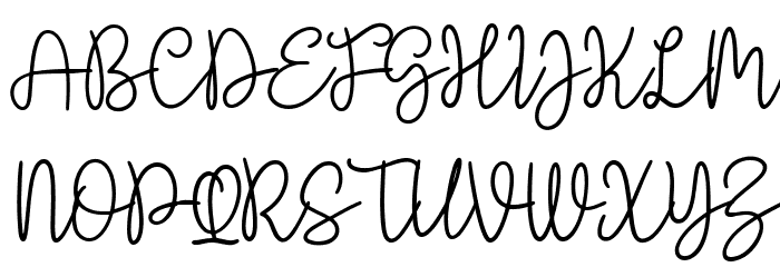 Brotusse Font UPPERCASE