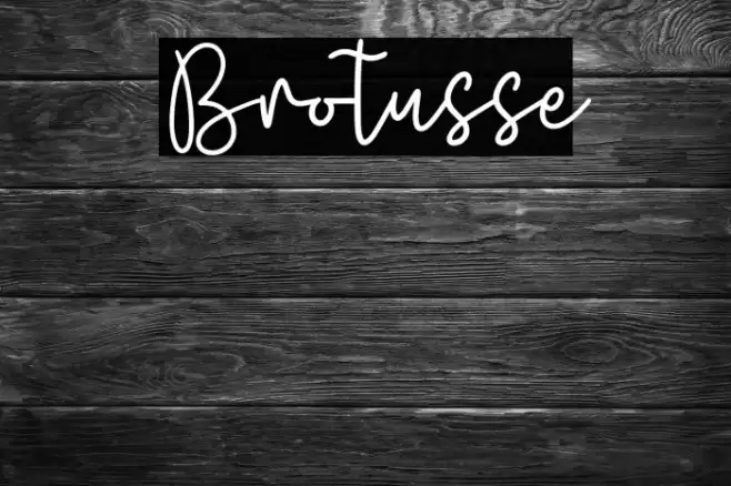 Brotusse Caratteri examples