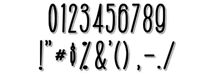 Broughesnaro Font OTHER CHARS