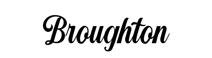 Broughton  Free Fonts Download