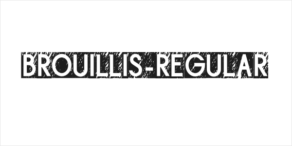 Brouillis-Regular Logo