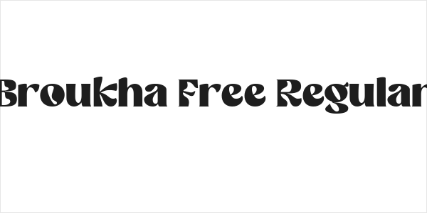 Broukha Free Regular Logo
