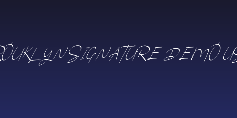 Brouklyn Signature Demo Use Social Header