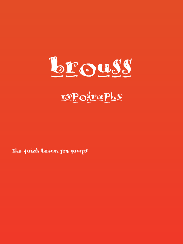 Brouss Poster