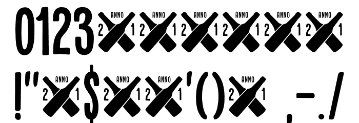 Brouwerij DEMO Regular Font OTHER CHARS