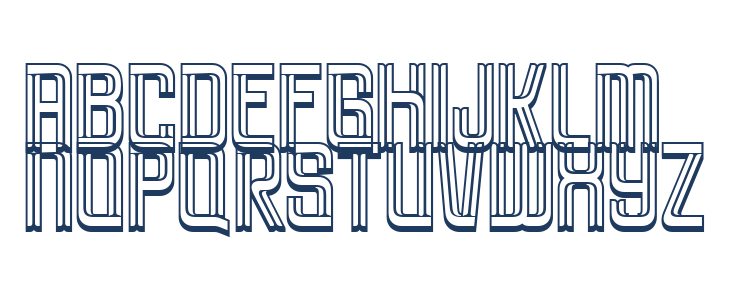 Brovic Inline Extrude Uppercase