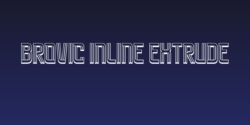 Brovic Inline Extrude Social Header