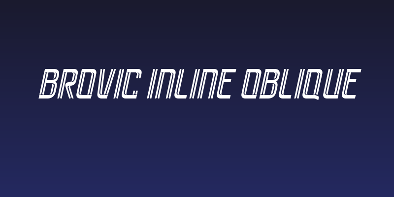 Brovic Inline Oblique Social Header