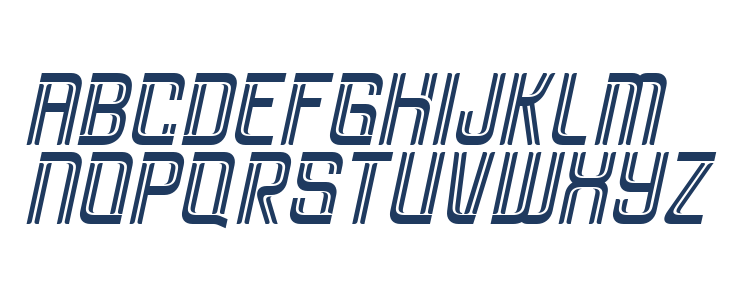 Brovic Inline Oblique Lowercase