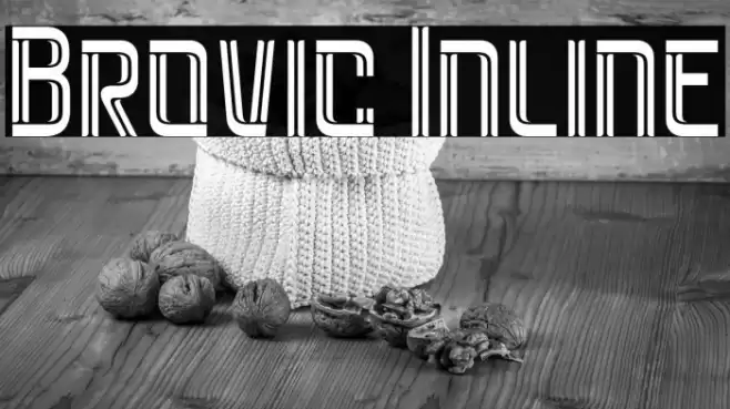 Brovic Inline Caratteri examples